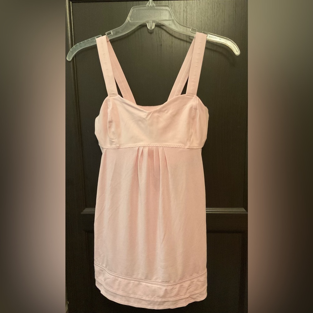 lululemon Studio Run Tank Size 6 | Built-In Bra | Adjustable Waist | EUC